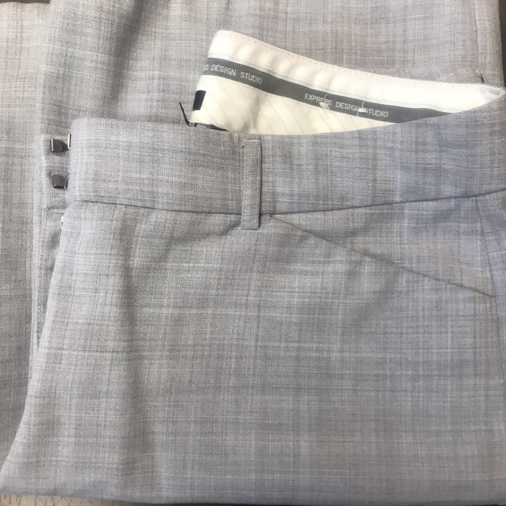 Express Design Studios gray women’s work pants